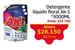 Mercados OR Ak-1 detergente liquido floral oferta