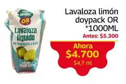 Mercados OR Lavaloza limón doypack OR oferta