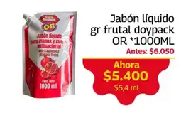 Mercados OR Or jabón líquido para manos y cuerpo antibacterial con fragancia a granada frutal oferta