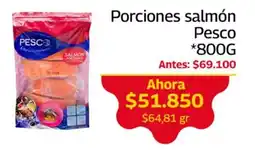 Mercados OR PESCO porciones salmón oferta