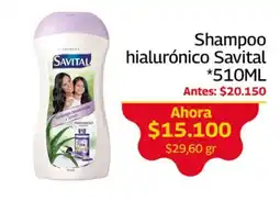 Mercados OR Shampoo hialurónico Savital oferta