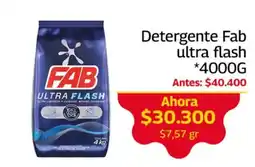 Mercados OR Detergente Fab ultra flash oferta