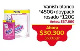 Mercados OR Vanish blanco oferta