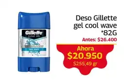 Mercados OR Gillette gel cool wave oferta