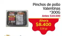 Mercados OR Valentinass pinchos de pollo oferta