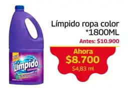 Mercados OR Límpido ropa color oferta