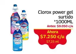 Mercados OR Clorox power gel surtido oferta