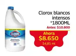 Mercados OR Clorox blancos intensos oferta