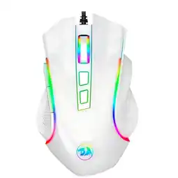 Falabella Mouse Gamer Griffin Blanco M607 RGB con luces led oferta