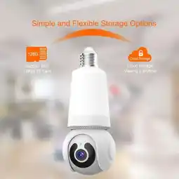 Falabella Camara Ip Tipo Bombillo 360º Robotica Wifi Vision Nocturna oferta
