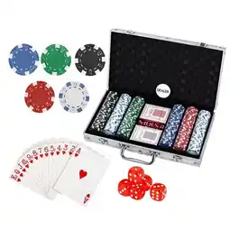 Falabella Set Poker Completo 300 Piezas Maleta Aluminio oferta