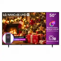 Falabella Televisor 50 Pulgadas 50NU85 Nano 4K UHD Smart TV webOS con IA + Control Magic oferta