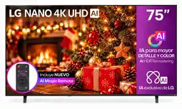 Falabella Televisor 75 Pulgadas 75NU85 Nano 4K UHD Smart TV webOS con IA + Control Magic oferta
