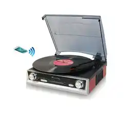 Falabella Tocadiscos Vinilo Vintage 3 Velocidades Con Bluetooth y Radio FM oferta