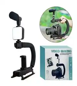 Falabella Equipo Video Celular Camara Estabilizador Microfono Luz Led oferta