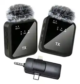 Falabella Microfono Inalambrico Doble Grabacion Audio Movil Contenido Transmision oferta