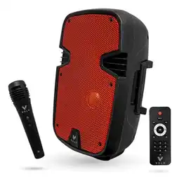 Falabella Altavoz Portatil Bluetooth Recargable Microfono Iluminacion oferta
