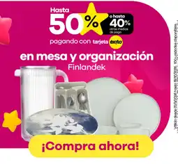 Éxito Finlandek en mesa y organización oferta