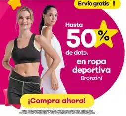 Éxito Bronzini ropa deportiva oferta