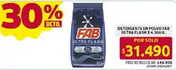 Ara Fab detergente en polvo ultra flash oferta