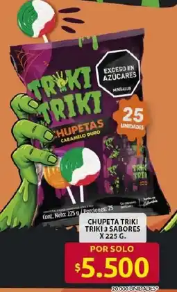 Ara Triki Triki Chupetas Caramelo Duro oferta