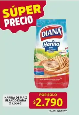 Ara Diana harina de maiz blanco oferta