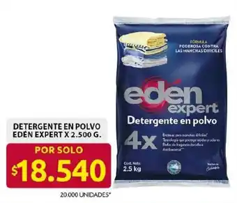 Eden expert Detergente en polvo