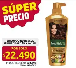 Ara Nutribela shampoo sérum de argán oferta