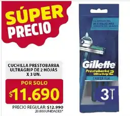 Ara Gillette Prestobarba Ultra Grip 2 oferta