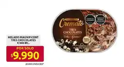 Ara Magnificent helado tres chocolates oferta