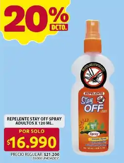 Ara Repelente Stay Off Spray oferta