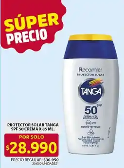 Ara Tanga protector solar oferta