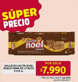 Ara Saltín noel galletas doble fibra oferta