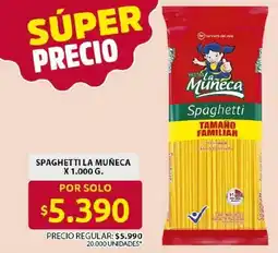 Ara La Muñeca Spaghetti oferta
