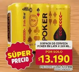 Ara Poker cerveza en lata oferta