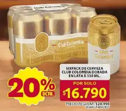 Ara Club Colombia cerveza Club Colombia Dorada oferta