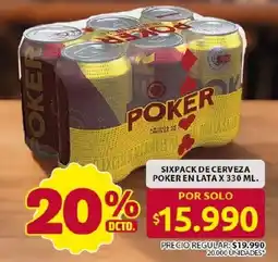 Ara Poker cerveza oferta