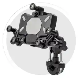 Falabella Soporte Celular Moto Antivibración Estabilidad Cualquier Terreno Turismo Negro Negro oferta