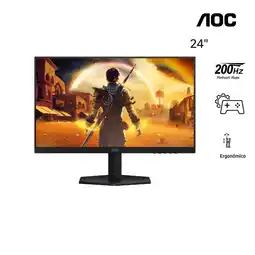 Falabella Monitor Gaming 24G42HE plano 24 IPS Full HD 1920 X 1080 200Hz 1 ms oferta