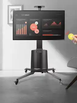 Falabella Soporte de piso eléctrico para tv 50-85 oferta
