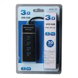 Falabella Hub Usb 4 Puertos 5gbps Negro Con Luz Encendido Negro oferta