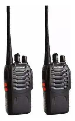 Falabella Pack 2 Radio Transmisor Walkie Talkie Bf888s Doble Color Negro oferta