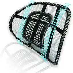 Falabella Almohada Soporte Lumbar Ergonomica Espalda Asiento Vehiculo Hogar Confort Fresco oferta