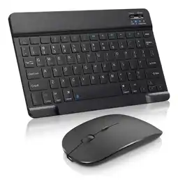 Falabella Combo Teclado Y Mouse Bluetooth Ultra Delgado Recargable Negro oferta