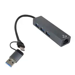 Falabella Adaptador Hub 4 En 1 Usb-c / Usb 3.0 A Ethernet Gigabit 1000 oferta