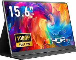 Falabella Yodoit Monitor portatil 15.6 1920×1080 de viaje FHD pantalla IPS con puerto USB tipo C y altavoz oferta