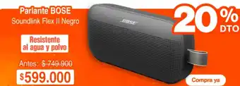 Bose - soundlink flex ii negro