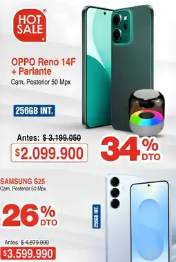 Ktronix OPPO Reno 14F + Parlante oferta