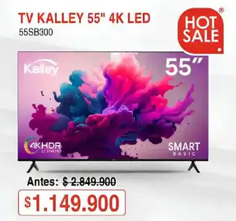 Kalley tv 55" 4k led