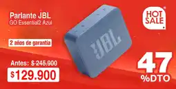Ktronix Jbl parlante go essential2 azul oferta